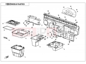 CFMOTO 2019 UTV UFORCE 1000 (CF1000UTR-3) MIDDLE PLASTICS - F04-4