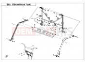 CFMOTO 2019 UTV UFORCE 1000 (CF1000UTR-3) BUMPER @^ CAB FRAME - F23-V3