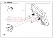DASHBOARD(COLOR DISPLAY DASHBOARD) - F17-B - CFMOTO UFORCE 1000 (CF1000UTR-3) 2020