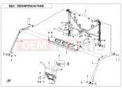 BUMPER @^ CAB FRAME - F23-V2 - CFMOTO UFORCE 1000 (CF1000UTR-3) 2023