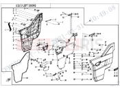 LEFT DOORS - F37-2 - CFMOTO UFORCE 1000 (CF1000UTR-3) 2023
