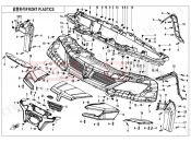 CFMOTO UFORCE 1000 (CF1000UTR-3) FRONT PLASTICS - F04-1