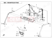 CFMOTO UFORCE 1000 (CF1000UTR-3) BUMPER @^ CAB FRAME - F23-V2