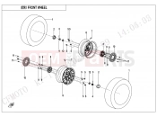FRONT WHEEL - F07 - CFMOTO UFORCE 1000 (CF1000UTR-3) 2025