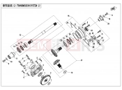 CFMOTO 2023 UTV UFORCE 1000 (CF1000UTR-5) TRANSMISSION SYSTEM(2) - E06-2-V5
