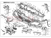 CFMOTO UFORCE 1000 (CF1000UU) FRONT PLASTICS - F04-1-V2