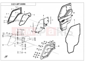 CFMOTO 2020 UTV UFORCE 1000 (CF1000UU) LEFT DOORS - F37-1-A-V3
