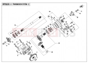 CFMOTO 2020 UTV UFORCE 1000 (CF1000UU) TRANSMISSION SYSTEM(2) - E06-2-V2