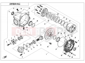 CFMOTO UFORCE 1000 (CF1000UU) REAR AXLE(AUTOMATIC DIFFERENTIAL LOCK) - F33-A-V3