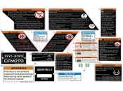 CFMOTO UFORCE 1000 (CF1000UU-2) WARNING DECAL(INTERNATIONAL) - F19-1-B