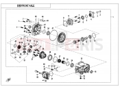 CFMOTO UFORCE U6 EV (CF200DUTR [EU167]  [ABS] ) FRONT AXLE - F31