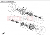 CFMOTO RANCHER 500 (CF500-3) REAR WHEEL ASSY