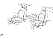 CFMOTO RANCHER 500 (CF500-3) SEAT ASSY