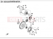 CFMOTO RANCHER 500 (CF500-3) STARTING MOTOR - E23
