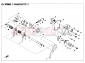 CFMOTO 2017 UTV UFORCE 550 (CF500UTR-2) TRANSMISSION SYSTEMï¼3ï¼ - E06-3