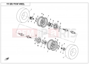 CFMOTO UFORCE 550 (CF500UTR-2) FRONT WHEEL - F07