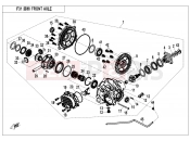 CFMOTO UFORCE 550 (CF500UTR-2) FRONT AXLE - F31