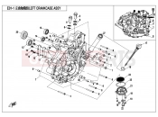 CFMOTO UFORCE 550 (CF500UTR-2) LEFT CRANKCASE ASSY. - E01-1