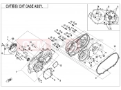 CFMOTO 2019 UTV UFORCE 550 (CF500UTR-2) CVT CASE ASSY. - E01-3-V2