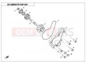 CFMOTO 2019 UTV UFORCE 550 (CF500UTR-2) WATER PUMP ASSY - E08
