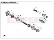 CFMOTO 2020 UTV UFORCE 550 (CF500UTR-2) TRANSMISSION SYSTEMï¼1ï¼ - E06-1