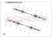 CFMOTO UFORCE 550 (CF500UU) FRONT CV SHAFT - F27