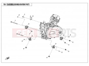 CFMOTO UFORCE 550 (CF500UU) ENGINE MOUNTING PARTS - F00-1