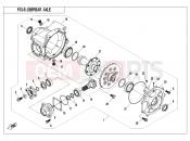 CFMOTO UFORCE 550 (CF500UU) REAR AXLE(NON DIFFERENTIAL) - F33-B