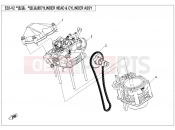 CFMOTO UFORCE 550 (CF500UU) CYLINDER HEAD@^CYLINDER ASSY. - E02-V2