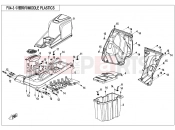CFMOTO 2019 UTV UFORCE 550 (CF500UU) MIDDLE PLASTICS - F04-3