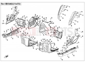 CFMOTO 2019 UTV UFORCE 550 (CF500UU) MIDDLE PLASTICS - F04-4