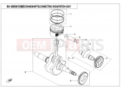 CFMOTO 2019 UTV UFORCE 550 (CF500UU) CRANKSHAFT/CONNECTING ROD/PISTON ASSY - E04
