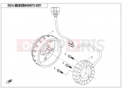 CFMOTO UFORCE 550 (CF500UU) MAGNETO ASSY(LOW POWER) - E03-A