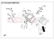 CFMOTO 2012 UTV UFORCE 600 (CF600-5) CYLINDER BODY - E10