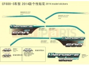 CFMOTO 2015 UTV UFORCE 600 (CF600-5) STICKERS、NAMEPLATES