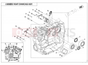 CFMOTO 2021 UTV UFORCE 600 (CF600UTR [T1b] ) RIGHT CRANKCASE ASSY - E01-2