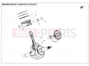 CFMOTO 2021 UTV UFORCE 600 (CF600UTR [T1b] ) CRANKSHAFT @^ CONNECTING ROD @^ PISTON ASSY. - E04
