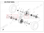 FRONT WHEEL - F07 - CFMOTO UFORCE 600 (CF600UTR [T1b] ) 2023