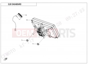 DASHBOARD - F17 - CFMOTO UFORCE 600 (CF600UTR [T1b] ) 2023