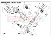 CFMOTO UFORCE 800 (CF800-3) CRANKSHAFT @^CONNECTING ROD@^PISTON ASSY - E04