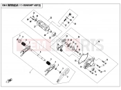 CFMOTO 2014 UTV UFORCE 800 (CF800-3) GEARSHIFT ASSY(3) - E06-3