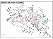 CFMOTO 2015 UTV UFORCE 800 (CF800-3) LEFT CRANKCASE COVER ASSY