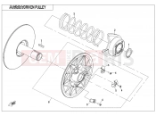 CFMOTO 2015 UTV UFORCE 800 (CF800-3) DRIVEN PULLEY(CVtech) - E05-2-B