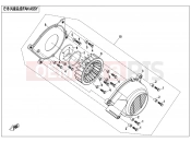 CFMOTO 2015 UTV UFORCE 800 (CF800-3) FAN ASSY - E18