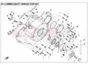 CFMOTO UFORCE 800 (CF800-3) LEFT CRANKCASE COVER ASSY - E01-4