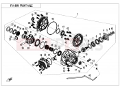 CFMOTO UFORCE 800 (CF800-3) FRONT AXLE - F31