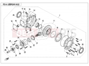CFMOTO UFORCE 800 (CF800-3) REAR AXLE(2017) - F33-A