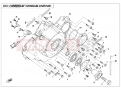 CFMOTO 2018 UTV UFORCE 800 (CF800UTR-2) LEFT CRANKCASE COVER ASSY. - E01-5
