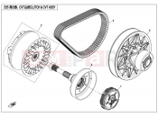 CFMOTO 2019 UTV UFORCE 800 (CF800UTR-2) CLUTCH @^ CVT ASSY. - E05