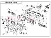 CFMOTO UFORCE 800 (CF800UTR-4) FRONT PLASTICS - F04-2-V2